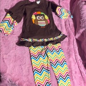 Owl outfit Rare Editions 4T